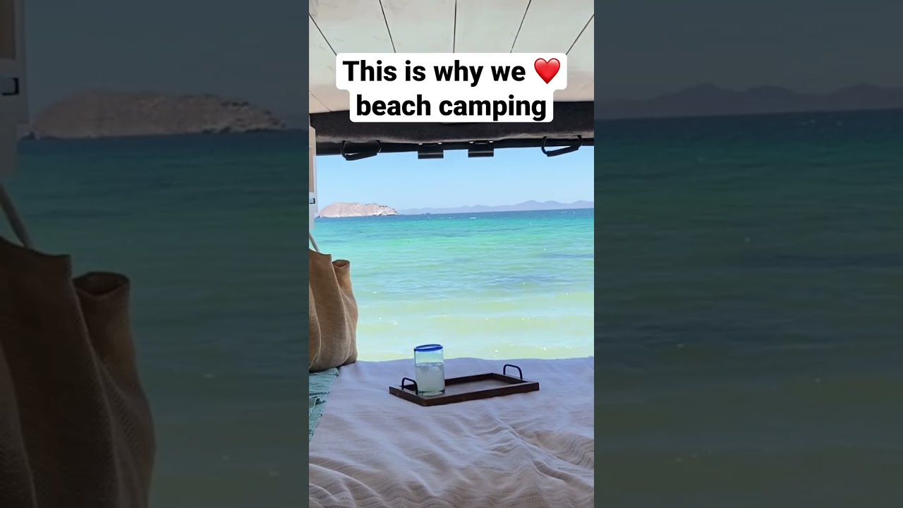 Winter Beach Camping Baja at Bahia Concepcion