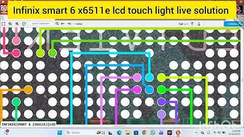 Infinix smart 6 x6511e lcd touch light live solution 