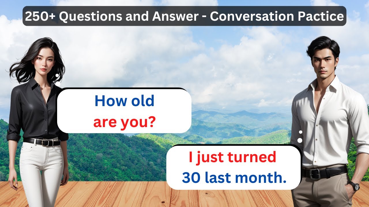 Simple English Conversation Practice [ 20 Minutes ] - YouTube