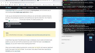 react installation problems fixes