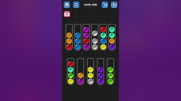 Ball Sort Puzzle by Guru Game: Levels 2491, 2492, 2493, 2494, 2495