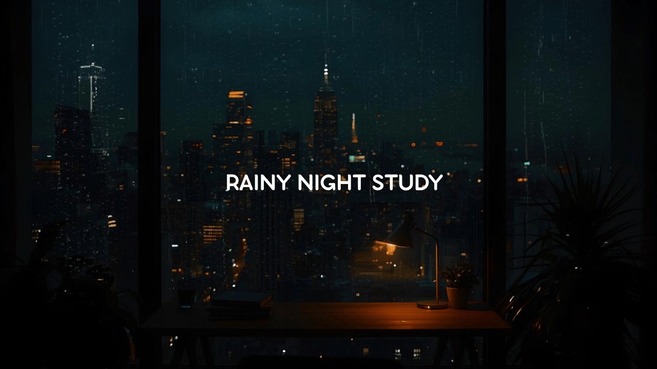 Studying Alone in Tokyo 🌙 Gentle Lofi Piano to Keep You CompanyThumbnail text: