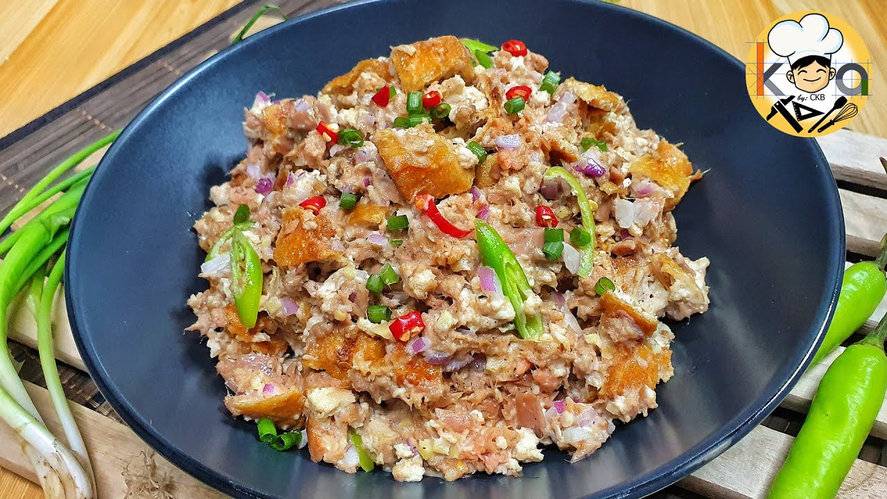 THE PERFECT COMBO FOR A HEALTHY SISIG KUSINERONG ARKITEKTO YouTube