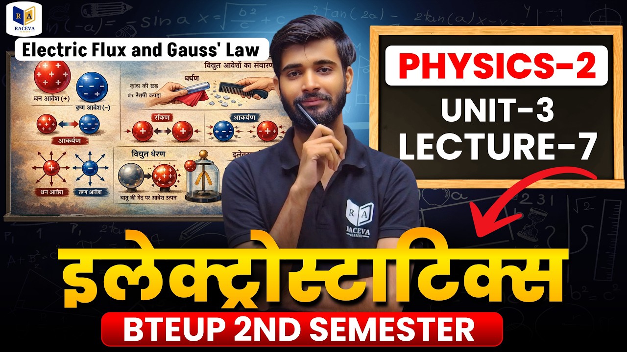 📚Physics-2 | Electrostatics ( इलेक्ट्रोस्टाटिक्स )🔥 | Unit-3 | BTEUP 2nd Semester | Lecture-7