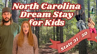This North Carolina Airbnb is a 20-Acre Playground for Kids (and Adults!) | Mountain Magic