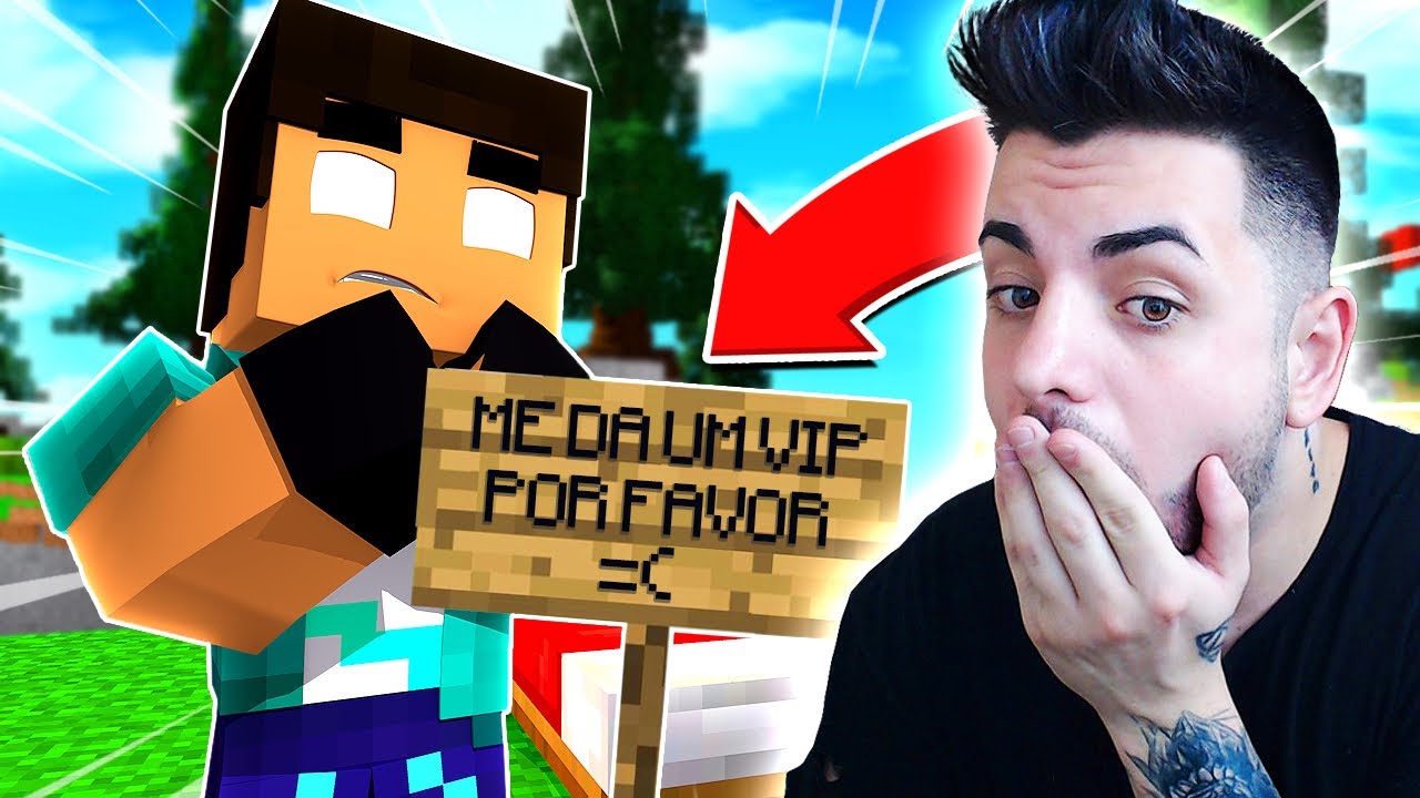 UM YOUTUBER ME FEZ UM PEDIDO... - REALIZANDO PEDIDOS DOS INSCRITOS NO MINECRAFT! - YouTube