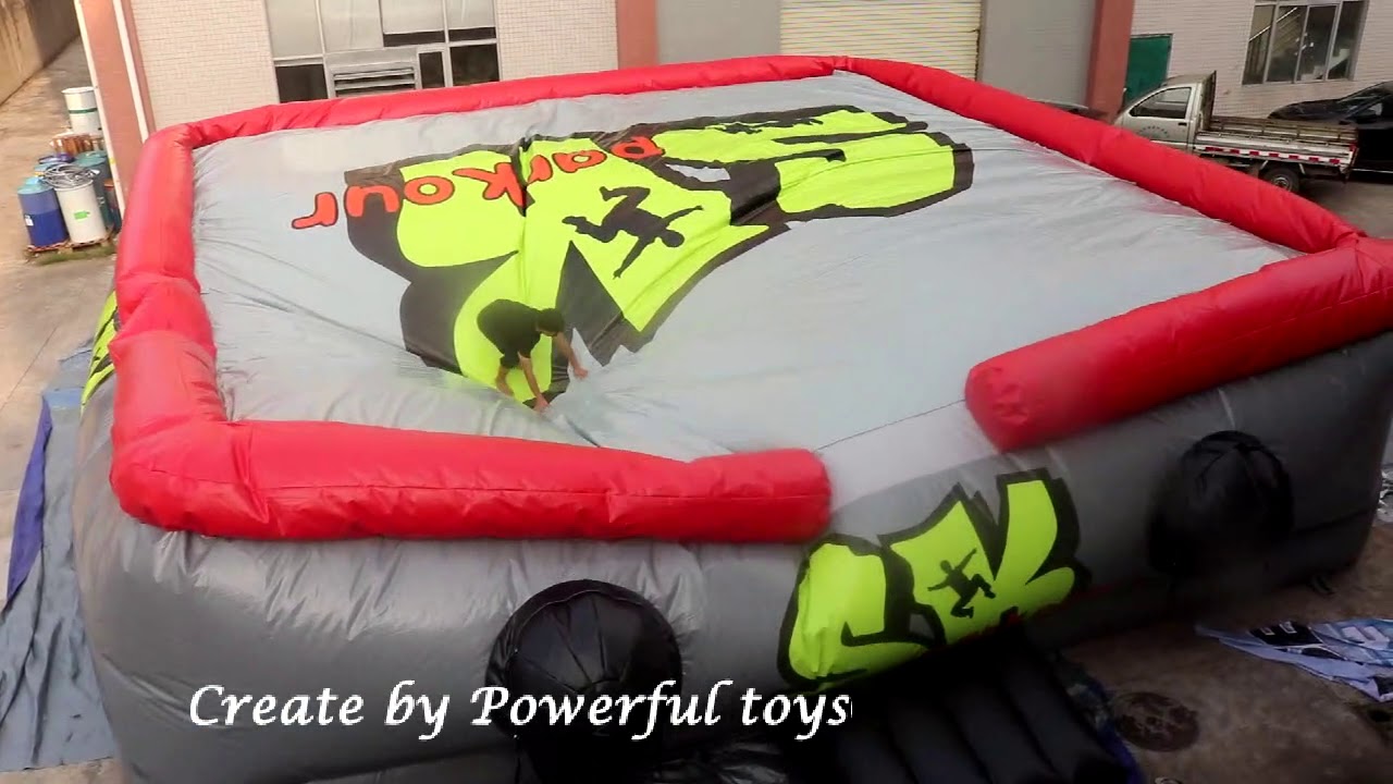 10mx10mx3m giant extreme jumping airbag