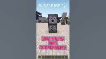 Get RANDOM ITEMS with DROPPERS AND DISPENSERS! | Redstone with PsiVolt #minecraft #redstone