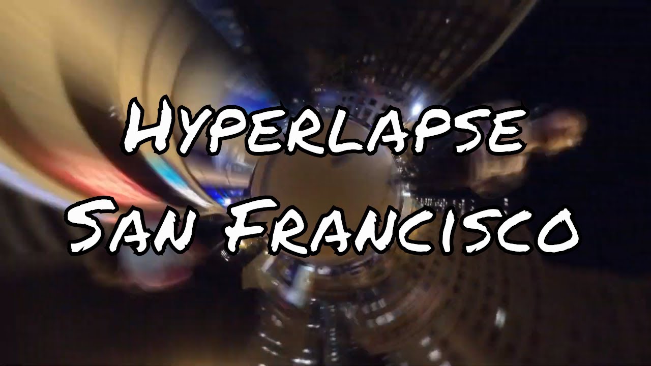 running nil San Francisco Tiny Planet Hyperlapse - 3rd Market to Pier 39 (Shot on Insta 360 ONE X)