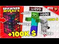 400 MOBS PAR MINUTE GRÂCE À CES SPAWNERS LVL 4 - PALADIUM V7  #12