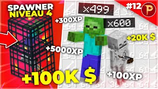 400 MOBS PAR MINUTE GRÂCE À CES SPAWNERS LVL 4 - PALADIUM V7  #12