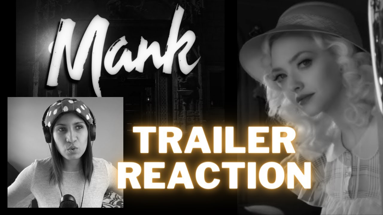 Mank Official Teaser Trailer Reaction Netflix David Fincher Recreating 1930 S Hollywood Youtube
