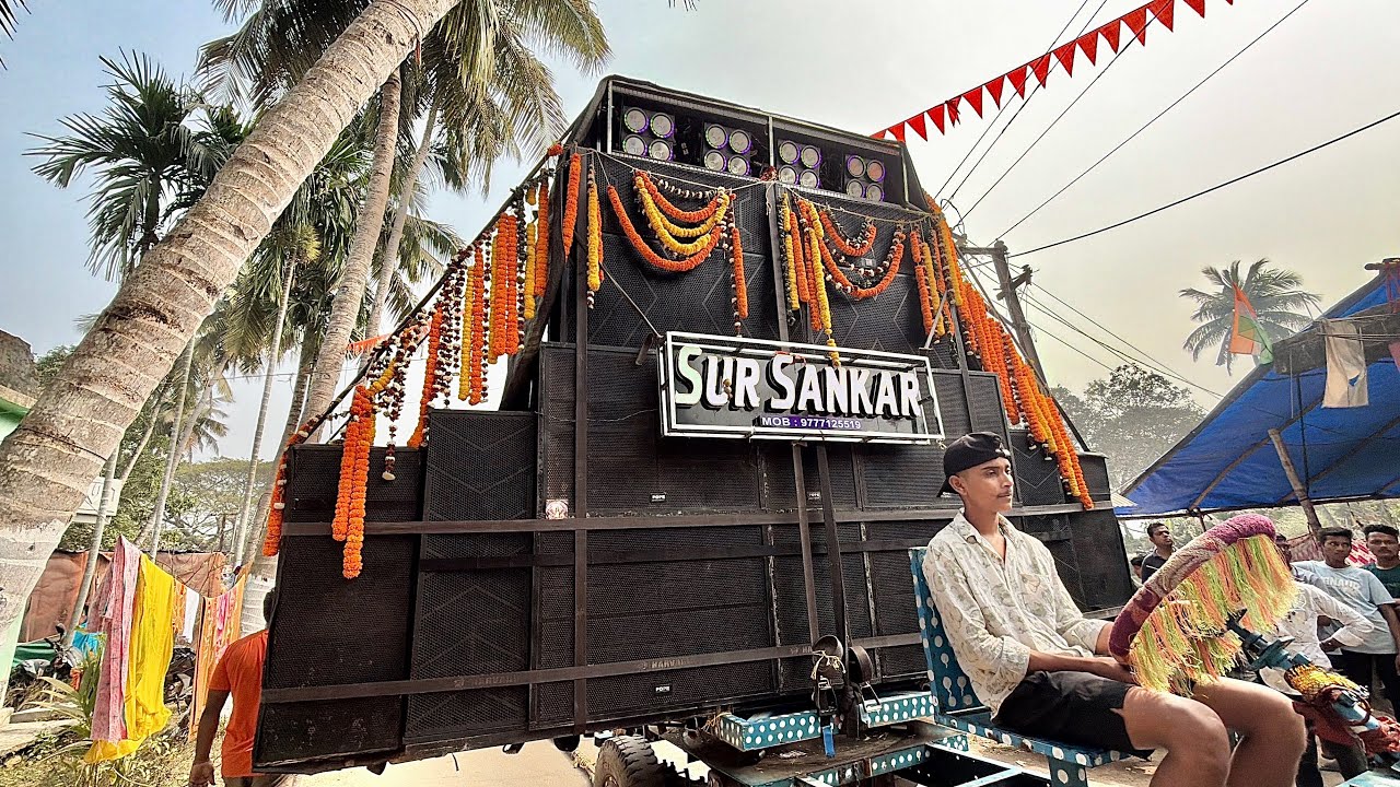 Puruba Paschima Odia Viral song By Sur Sankar Musical at Dutial Saraswati Puja Bhasani 🔥 New setup 😱