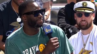 Draymond Green’s LEGENDARY speech at Warriors 2022 championship parade!