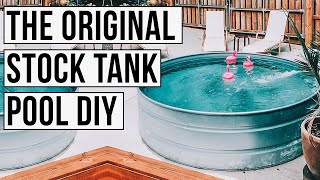 THE ORIGINAL Stock Tank Pool DIY
