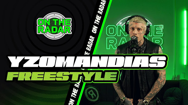 The Yzomandias "On The Radar" Freestyle