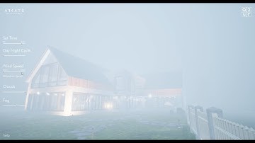 Weather Control | Interactive Archviz | Architectural Visualization | A2 VR