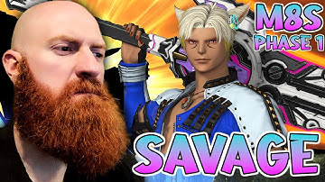 Xeno Clears M8S Phase 1 | Howling Blade Savage Raid FFXIV (This Broke My Static)