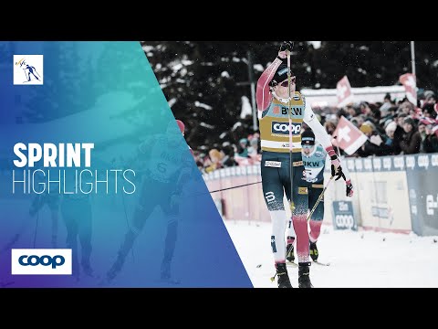Johannes H. Klaebo (NOR) | Winner | Men's Sprint F | Davos | FIS Cross Country