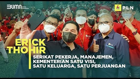 Erick Thohir, Serikat Pekerja, Manajemen, Kementerian Satu Visi, Satu Keluarga, Satu Perjuangan