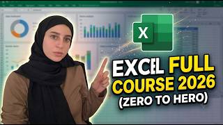 Excel for Data Analytics - Full Course for Beginners
