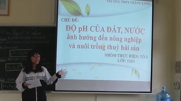 ứng dụng 2: Ứng dụng của hàm logarit trong xác định độ pH của Đất, nước (phần 1)