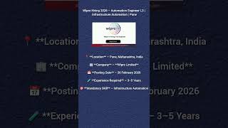 Wipro Hiring – Test Engineer L3 | Salesforce Functional Testing | Hyderabad #softwaretesting #shorts