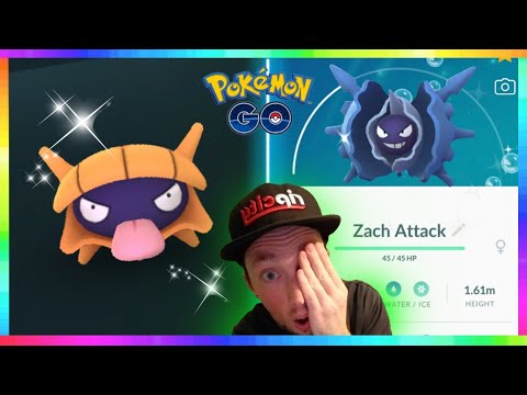 FULL ODDS SHINY SHELLDER CAUGHT & SHINY CLOYSTER EVOLUTION IN POKEMON GO!