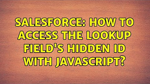 Salesforce: How to access the lookup field