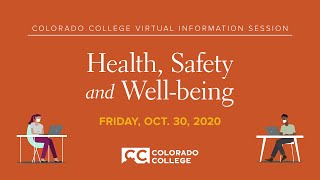 Virtual Information Session on Health, Safety, and Well-being