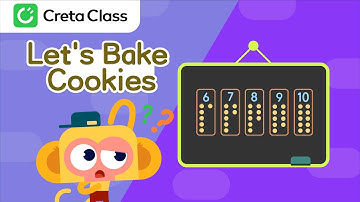 Count cookies | Math Learning Video for Kids | Fun Math & Creta Class