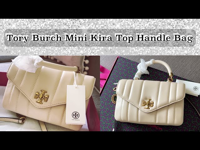 Mini Kira Chevron Top Handle Chain Bag