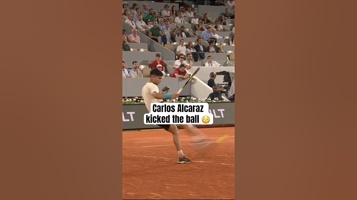 Carlos Alcaraz wasn’t happy after losing the point 😬