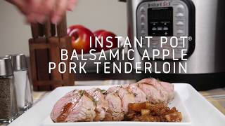 Instant Pot Balsamic Apple Pork Tenderloin