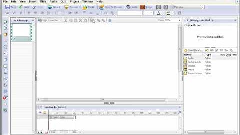Captivate 4 Quick Tip: Viewing the Captivate Library