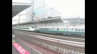 121B（つばさ121号）郡山駅12番線発車＿E3系L65編成＋E2系J66編成＿2024年4月撮影