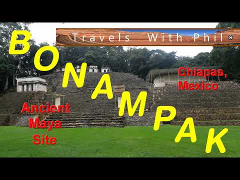 Bonampak - चियापास मेक्सिको के वर्षा वन में अद्भुत प्राचीन माया भित्ति चित्र - Phil के साथ यात्रा