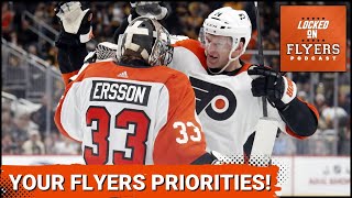 What are your priorities for the Flyers this off-season?