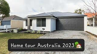 Home tour 2023🏠| Rental situation in perth | Rent of a 3 bedroom house | Pakistani mom in Australia