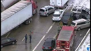 Detroit Interstate 75 Fatal 30 Vehicle Accident With Fd Audio 13113