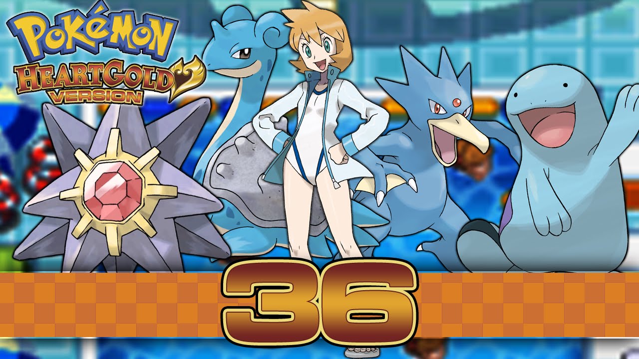 Pokemon HeartGold Part 36 Gym Leader Misty! YouTube