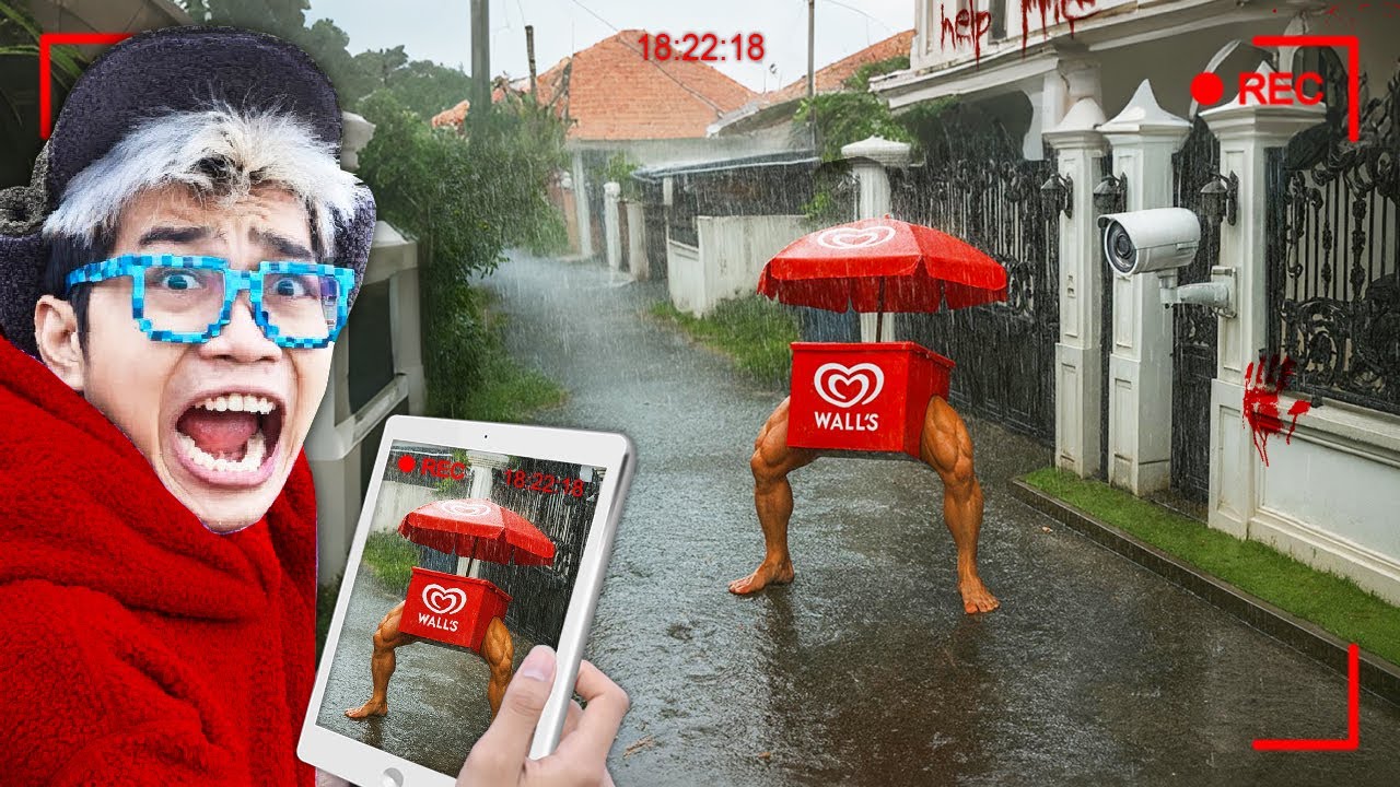 CCTV Merekam ES KRIM WALLS Misterius di Depan Rumahku!!! Semua Tetangga Panik!!!