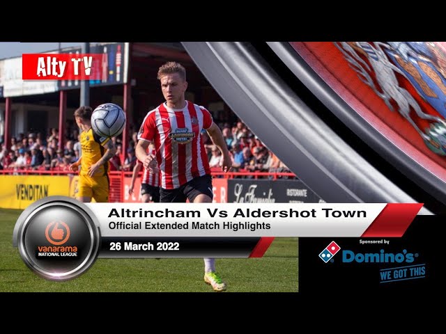 Aldershot Town 2-0 Altrincham