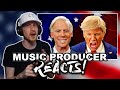 Music Producer Reacts to Donald Trump vs Joe Biden (Epic Rap Battles Of History)