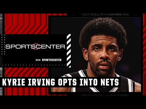 BREAKING: Kyrie Irving opts into $37M player option for the 2022-23 season | SportsCenter