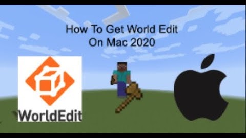How to get World Edit on Mac! (2020)