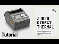 Zebra ZD620 Direct Thermal Printer: How To Install and Use the Dispenser Option