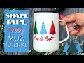 FOIL TREE MUG TUMBLER TUTORIAL! Bonus Day 13 of 12 Days of Christmas!