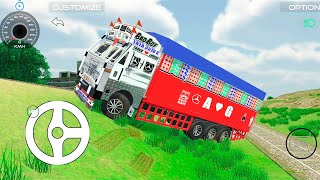 UPHILL CARGO TRUCK SIM: Indian Truck Cargo Simulation -Offroad Truck Driving game - KHILADI BR #game