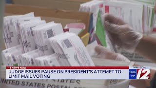Second judge freezes Trump mail ballot plan as Supreme Court ruling looms